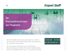 Tablet Screenshot of airport-staff.com